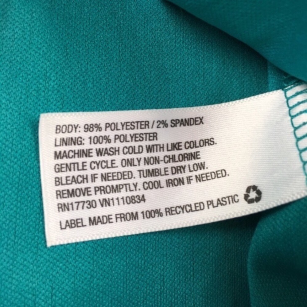 MOSSIMO Dress Skater Sun Textured Racerback Y2K 90s Style Vibes Teal Size Small - Picture 7 of 7